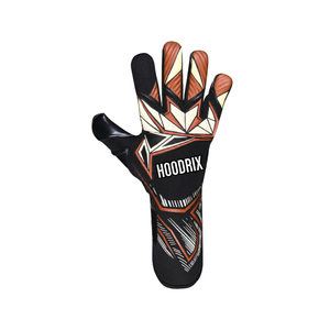 Reliable Training Goalie Mitts: 4mm Durable Latex, Flat Palm, Finger Support, Elastic Strap, Custom OEM Bulk Soccer Gear - Product Image 3