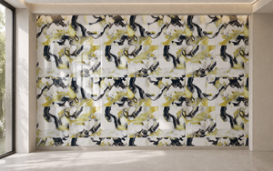 Mármol Pulido Marrón Napoles, Porcelana Brillante Sólida de 8.5mm de Grosor, Baja Absorción de Agua, Resistente al Desgaste, Azulejo Adhesivo Moderno para Pared - Product Image 6