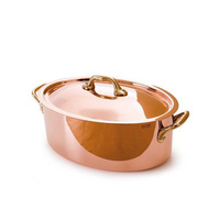Plat à chafing moderne de luxe en acier inoxydable plaqué or avec couvercle en verre, alimenté au gaz, écologique, pour usage commercial alimentaire