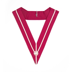 Classic steward <b>collar</b> made with quality fabric and detailed embroidery, designed for masonic lodge officers and ceremonial use - Product Image 4