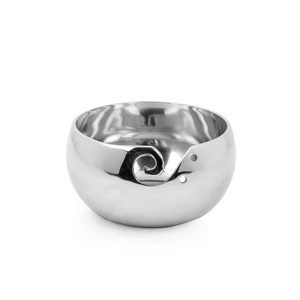 Premium Quality Handmade Eco-Friendly Fashion Smooth Durable Metal Yarn Bowl 20cm Crochet Bowls <b>Knitting</b> <b>Needle</b> Yarns <b>Holder</b> - Product Image 4