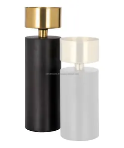 Porte-bougie rustique vintage pour la décoration de la maison de style farmhouse, support à bougie de qualité supérieure pour l'intérieur d'un appartement de luxe, Zahid Exports - Product Image 3