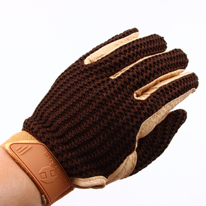 Guantes de seguridad transpirables de punto con dedos completos y cierre de gancho y bucle para actividades al aire libre, resistentes al desgaste, unisex - Product Image 5