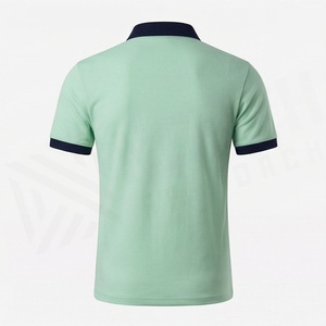 Camisa Polo de Oficina para Hombre de Tela de Poliéster de Alta Calidad con Bolsillo, Mangas Cortas, Estilo Casual, Ropa de Verano, Transpirable - Product Image 2