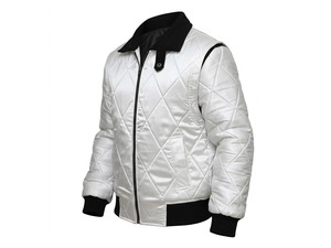 Veste bomber en satin blanc Ryan <span class=keywords><strong>Gosling</strong></span> Drive Scorpion pour hommes et femmes - Product Image 4