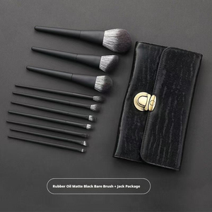 Servicio OEM, Juego de 10 Brochas de <span class=keywords><strong>Maquillaje</strong></span> para un Mezclado Uniforme, Cobertura Controlada, Detalle Facial y de Ojos, Brochas de <span class=keywords><strong>Maquillaje</strong></span> Profesionales de Primera Calidad - Product Image 6