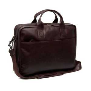 Brown Genuine Leather Laptop <b>Briefcase</b> for Men Premium Executive Business Office Bag with Spacious Laptop Compartment - Product Image 1