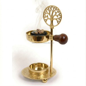 Quemador de carbón de resina de diseño elegante y altura ajustable - Product Image 1