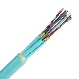 Indoor Soft Low Smoke Halogen-Free Single Mode 4-12 Core GJFJH Soft Fiber Bundle Armored Fiber Optic Cable