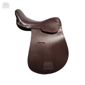Selle de polo 100% cuir, selle anglaise, ensemble complet avec étriers en fer, sangle de selle, vente en gros d'équipements équestres - Product Image 1