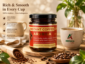 กาแฟอาราบิก้าอบแห้งแบบแช่แข็ง 100% 45 กรัม กาแฟสำเร็จรูปคุณภาพสูงจากผู้ผลิต ขายส่ง กาแฟอาราบิก้าบริสุทธิ์ 100% สำเร็จรูป - Product Image 1