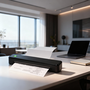 Impresora portátil Sudex C80 A4, impresora térmica inalámbrica de 200/300DPI sin tinta con Bluetooth para teléfonos inteligentes Android e iOS - Product Image 3