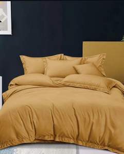 Juego de Sábanas y Fundas de Almohada de Lujo, Lavables a Máquina, Tamaño King, 4 Piezas, Verde Oscuro, 500 Hilos, Poliéster/Algodón, Ecológico y Orgánico - Product Image 3