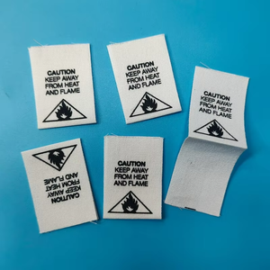 Etiquetas de Algodón para Ropa con Logotipo de Marca Ecológicas a Precio de Fábrica, Etiquetas de Algodón 100% Orgánico Impresas - Product Image 2
