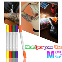 Marqueur multifonctionnel MO à dessin manuel, pointe fine épaisse, maquillage permanent, imperméable, marqueur pour la peau, tatouage