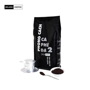 กาแฟโรบัสต้าเวียดนามคั่วเข้มบดละเอียด 1 กก. คุณภาพสูง รับผลิตแบรนด์ส่วนตัว (OEM) กาแฟมิลาน จากดาคลาค - Product Image 1