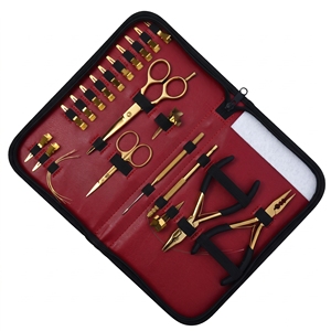 Juego Completo de Herramientas para Instalación de Extensiones de Cabello de Uso Comercial, Acero Inoxidable, Alicates de Crimpado de 3 Orificios, Removedor de Cuentas, Herramienta de Bucle - Product Image 1