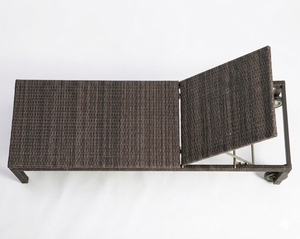 Tumbona atlatik de playa, patio, ratán, piscina, estilo ocio - Product Image 3