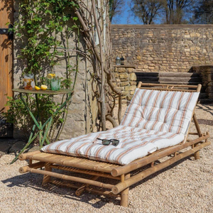 Chaise longue en bambou pour l'extérieur, lit de repos naturel relaxant pour piscine, patio, resort, jardin, meubles OEM ODM - Product Image 2