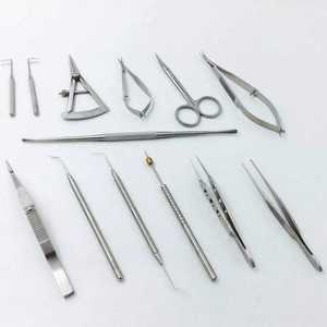 Instrumento Quirúrgico para Glaucoma de Acero Inoxidable Alemán, Manual Oftálmico Clase II, Bandeja de Silicona Incluida, Certificado CE por Dentavex - Product Image 3