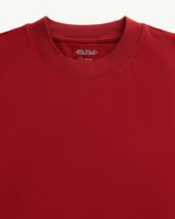 T-shirt pour homme à manches courtes, col rond, en coton 100% écologique, respirant, anti-plis, coupe classique, tricoté, 180g