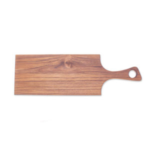 Planche à découper en bois d'acacia avec poignée |   Planche à découper longue en bois, plateau de service pour pain, fromage et charcuterie - Product Image 1