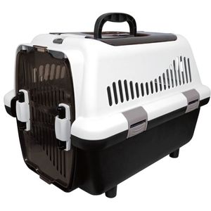 Panier de transport pour animaux SunnyWheel SW-KC-117, cage de voyage portable pour chien et chat, boîtier en plastique moulé avec poignée - Product Image 1
