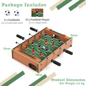 Table de football de compétition d'intérieur de 20 pouces pour les jeux et le plaisir - Product Image 2