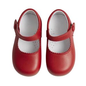 Chaussures de printemps pour filles, unisexes, à bout rond, légères, en cuir véritable, fabricant en gros - Product Image 1