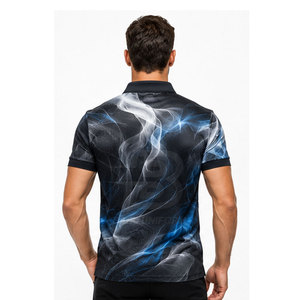 Polo élégant et décontracté pour homme, en coton, col classique, confortable pour le quotidien, vêtements personnalisés en gros pour hommes - Product Image 2