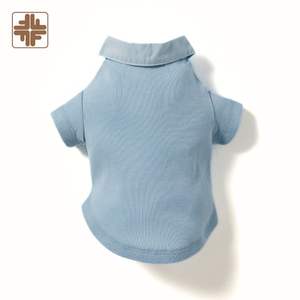 ODM OEM Taiwan Made Blanks Polo à manches longues bleu pour chien - Product Image 5