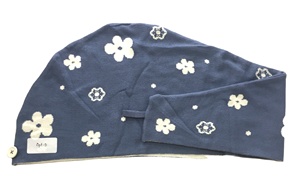 Toalla de secado rápido de punto de algodón puro 100% certificada GOTS para adultos envoltura de secador de pelo - Product Image 3