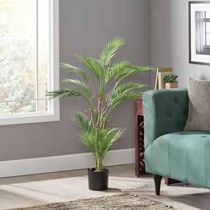 Palma Artificiale da 48 Pollici, Elegante Prodotto Decorativo per Interni - Product Image 1