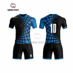 Ensemble maillot et short de football personnalisés sublimés – Édition équipe – Tenue de sport uniforme de football - Product Image 2