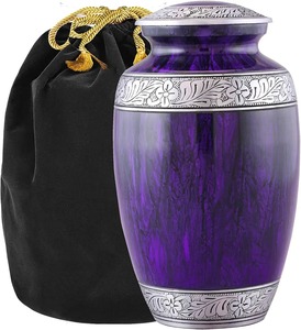 Urna Funeraria Blanca con Diseño de Árbol para Cenizas de Adultos, Urna Conmemorativa Grande, Urna de Aluminio Grande Personalizada - Product Image 6