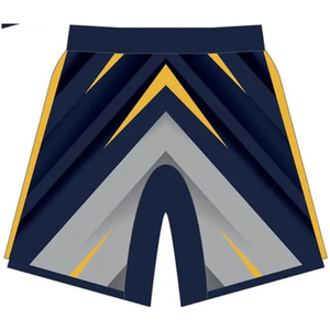 Shorts de bain pour hommes à imprimé géométrique, séchage rapide, taille élastique, taille mi-haute, en polyester, décontractés et sportifs - Product Image 5
