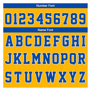 Camiseta de Baloncesto Personalizada Azul y Amarilla, Uniforme Transpirable para Niños y Adultos, Camiseta Deportiva Ligera - Product Image 3