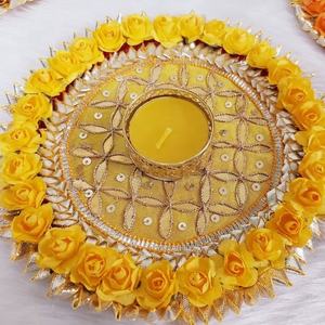 Traditionnel Multi Couleur Thé Lumière Titulaires Diwali Décor Faveur De Mariage Festive Cadeau Idées Décor À La Maison À La Main Deepak - Product Image 1