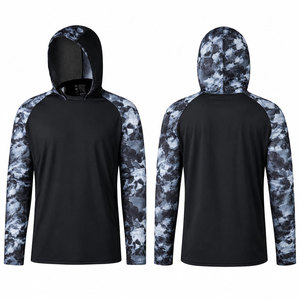เสื้อฮู้ดดี้ตกปลาใยไผ่ลายโลโก้แบบกำหนดเอง เสื้อกันแดดมีฮู้ดป้องกันรังสียูวีสำหรับกิจกรรมกลางแจ้ง HUK เสื้อล่าสัตว์สำหรับผู้ชาย ระบายอากาศได้ดี ป้องกันแสงแดด ปี 2027 - Product Image 1