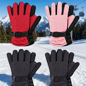 Guantes de Esquí Profesionales para Invierno, con Pantalla Táctil, Impermeables, Forro Polar de Poliéster, Dedos Completos, Unisex - Product Image 5