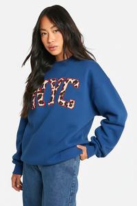 Sudadera extragrande de invierno personalizada para mujer, con capucha, 100% algodón, tejido grueso, logotipo frontal bordado, forro polar suave, 300g - Product Image 4