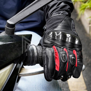 Guantes de Carreras de Primera Calidad para Pilotos Profesionales |   Resistente a Impactos |   Cuero de malla transpirable |   Diseño Personalizable | - Product Image 1