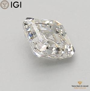 F Color VS2 Clarity CVD Lab Grown <b>Diamond</b> 1.00 CARAT Asscher Cut with IGI Certificate Ideal for Dream <b>Ring</b> - Product Image 6