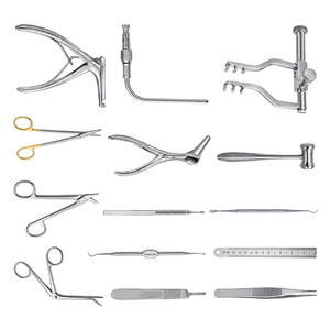 Juego de Instrumentos para Dacryocistorhinostomía (DCR) de 23 Piezas, Acero Inoxidable, Manual, Reutilizable, Kit de Instrumentos Quirúrgicos para Cirugía Oftálmica - Product Image 1