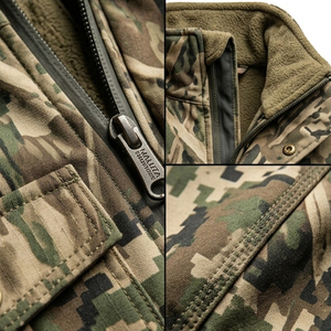 Chaqueta de Caza de Camuflaje Impermeable de Verano Personalizada Premium para Hombre, con Estampado Frontal, de Nailon, Silenciosa, Cortavientos, Táctica para Exteriores - Product Image 5