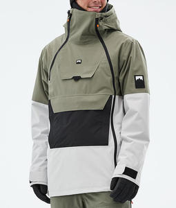 Veste de ski/salopette de ski pour homme 2026, vert/noir, hiver, isolée, chaude, imperméable 20k mm, pour la randonnée et le ski - Product Image 1