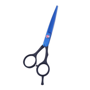 Tijeras de peluquería con soporte para el dedo, para la mano derecha de personas normales, para barberos y tijeras de corte con estilo. - Product Image 2