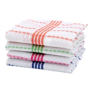 Direct Factory Cotton Linen Waffle Tea Towels 210GSM Digital Printed Kitchen Dish Towels Custom Color OEM Supply - Product Image 6