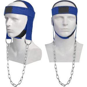 Arnés de cabeza para levantamiento de pesas con cadena, cinturón de entrenamiento para cuello, ejercicio de gimnasio, fitness, culturismo, venta al por mayor de fábrica a bajo precio - Product Image 1