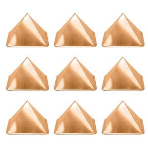 Lot de 12 Yantras Védiques en Laiton Nautique Personnalisés Sri Yantra, Décoration d'Intérieur Chakra, Cadeau, Énergie Kuber Vastu, Puissance Religieuse - Product Image 4